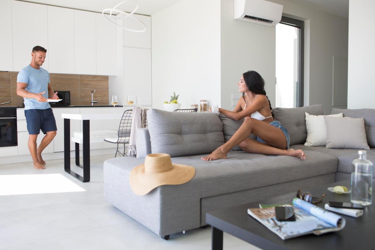 Oikos Boutique Residences Platíesz Kültér fotó
